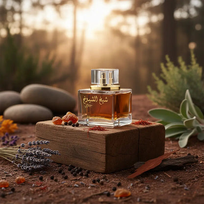 Sheikh Shuyukh Khusoosi Eau de Parfum Unissex - Lattafa - Universo do Perfume