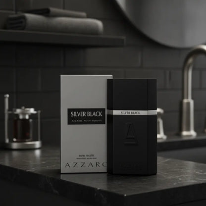 Silver Black Pour Homme Eau de Toilette Masculino - Azzaro - Universo do Perfume