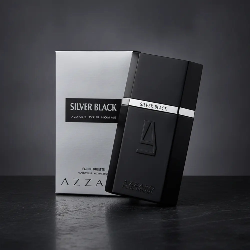 Silver Black Pour Homme Eau de Toilette Masculino - Azzaro - Universo do Perfume