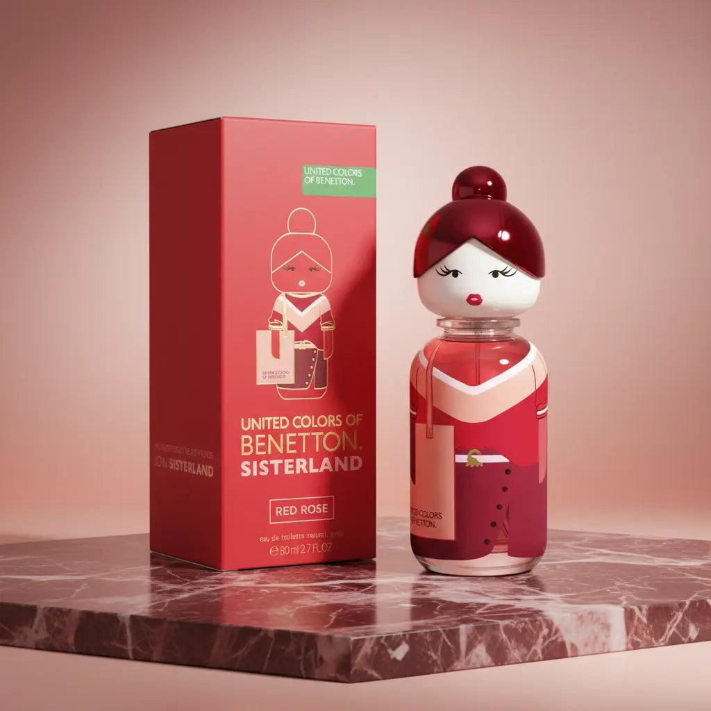 Sisterland Red Rose Eau de Toilette Feminino - Benetton - Universo do Perfume