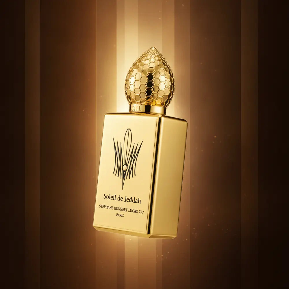 Perfume Soleil de Jeddah Eau de Parfum Unissex - Stéphane Humbert Lucas em composição atmosférica com iluminação sofisticada