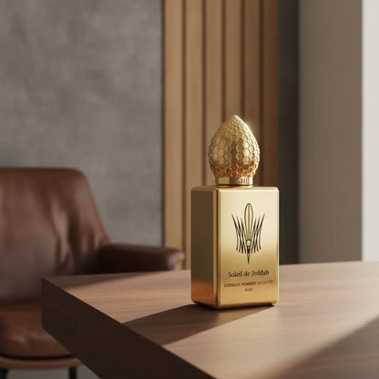 Perfume Soleil de Jeddah Eau de Parfum Unissex - Stéphane Humbert Lucas em ambiente elegante de lifestyle