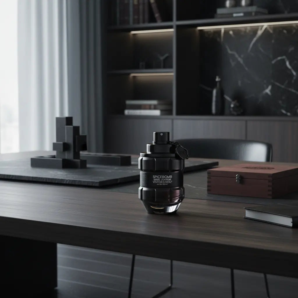 Spicebomb Dark Leather Eau de Parfum Masculino - Viktor & Rolf - Universo do Perfume