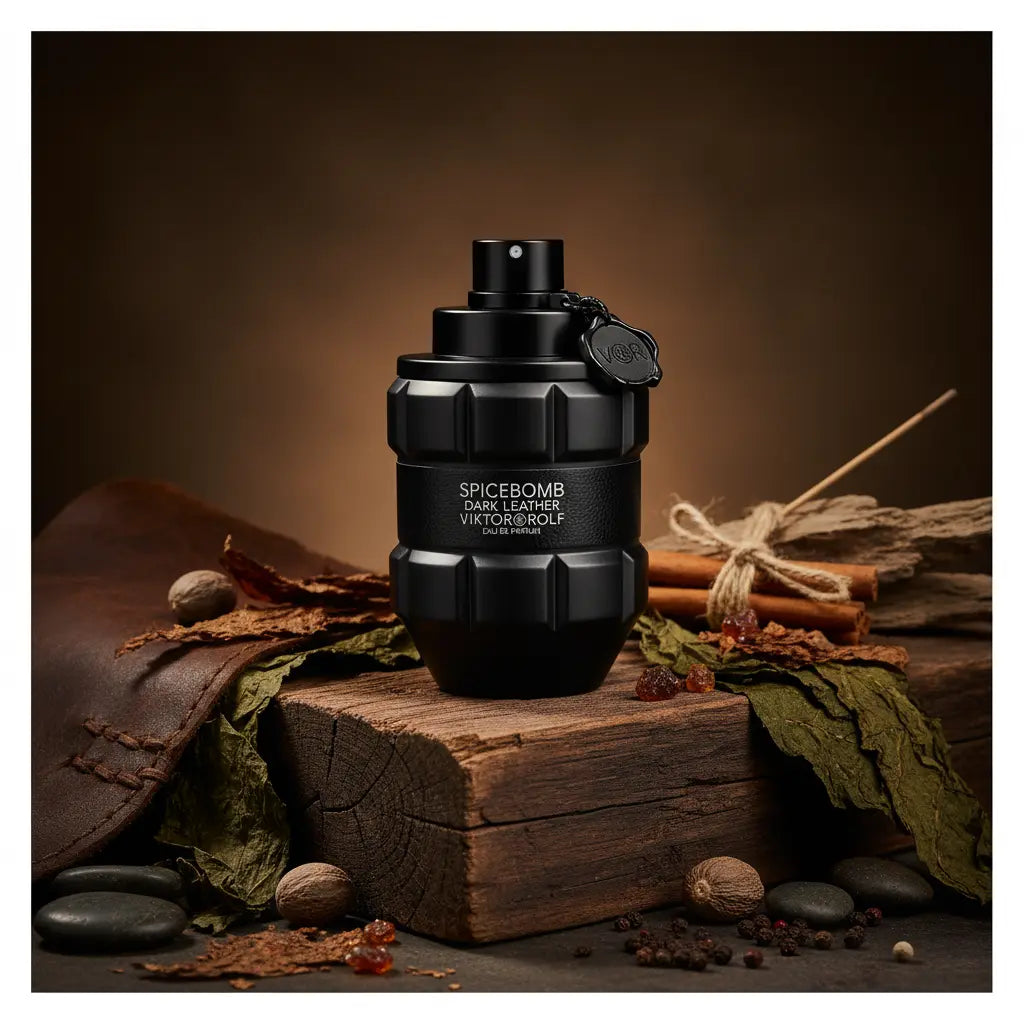 Spicebomb Dark Leather Eau de Parfum Masculino - Viktor & Rolf - Universo do Perfume
