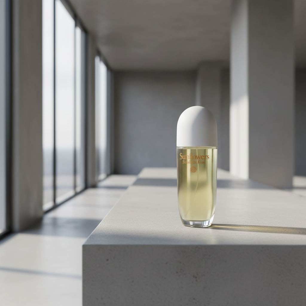 Perfume Sunflowers Sunlight Kiss Eau de Toilette Feminino - Elizabeth Arden em ambiente elegante de lifestyle