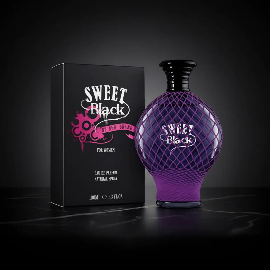 Sweet Black For Women Eau de Parfum Feminino - New Brand - Universo do Perfume