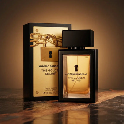 The Golden Secret Eau de Toilette Masculino - Antonio Banderas - Universo do Perfume