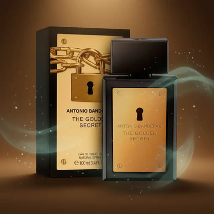 The Golden Secret Eau de Toilette Masculino - Antonio Banderas - Universo do Perfume