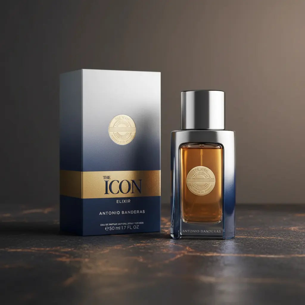 The Icon Elixir Eau de Parfum Masculino - Antonio Banderas - Universo do Perfume