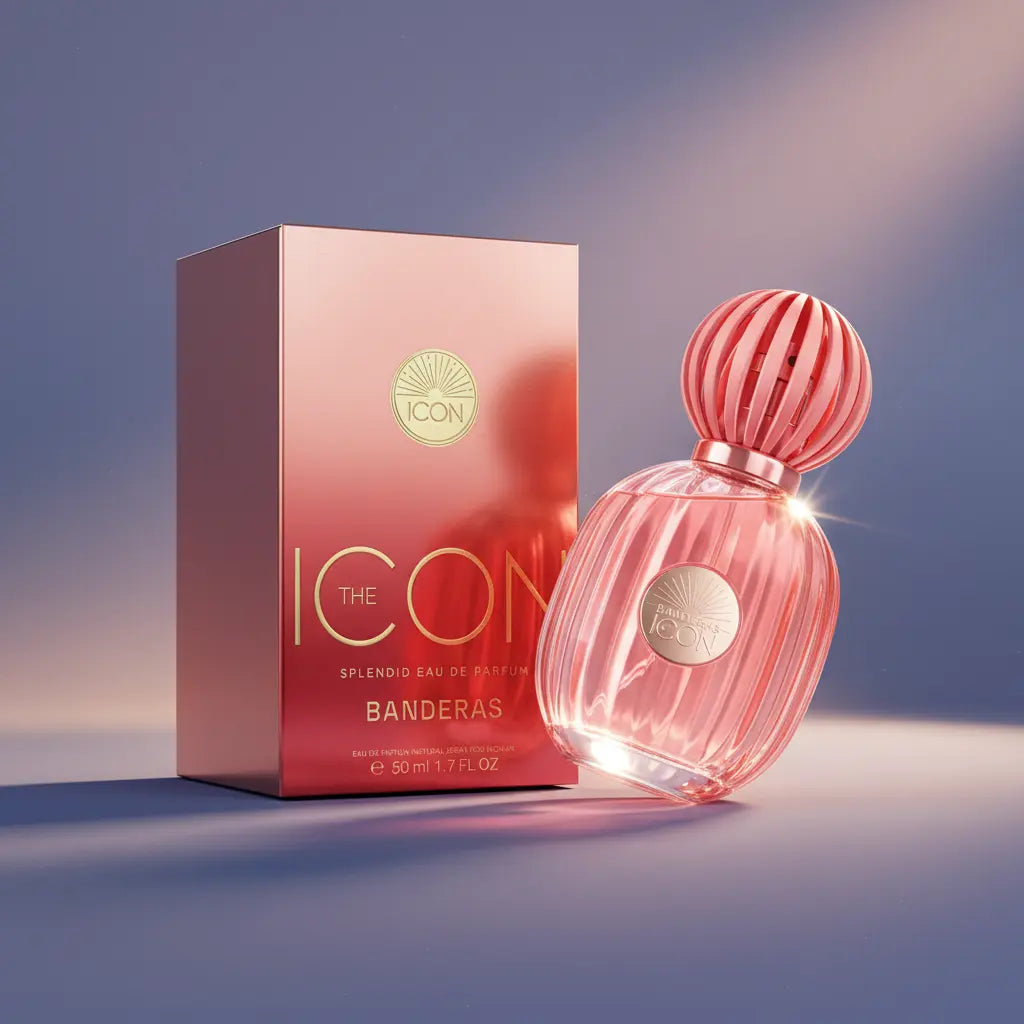 The Icon Splendid Eau de Parfum Feminino - Antonio Banderas - Universo do Perfume