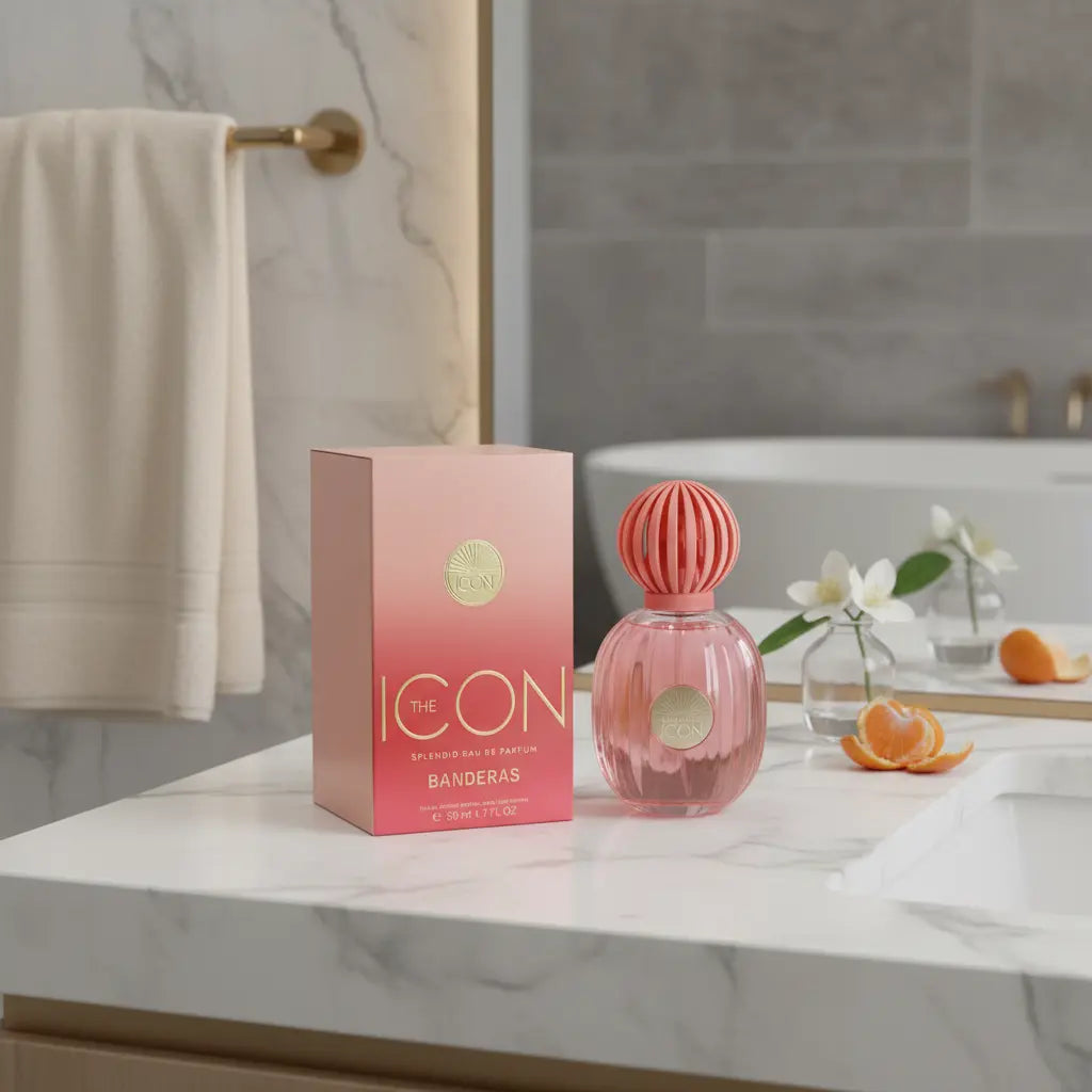 The Icon Splendid Eau de Parfum Feminino - Antonio Banderas - Universo do Perfume