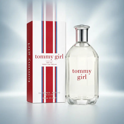 Perfume Tommy Girl Eau de Toilette Feminino - Tommy Hilfiger em composição atmosférica com iluminação sofisticada