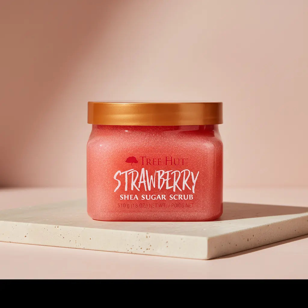 Tree Hut Strawberry Shea Sugar Scrub Esfoliante Corporal - Tree Hut - Universo do Perfume