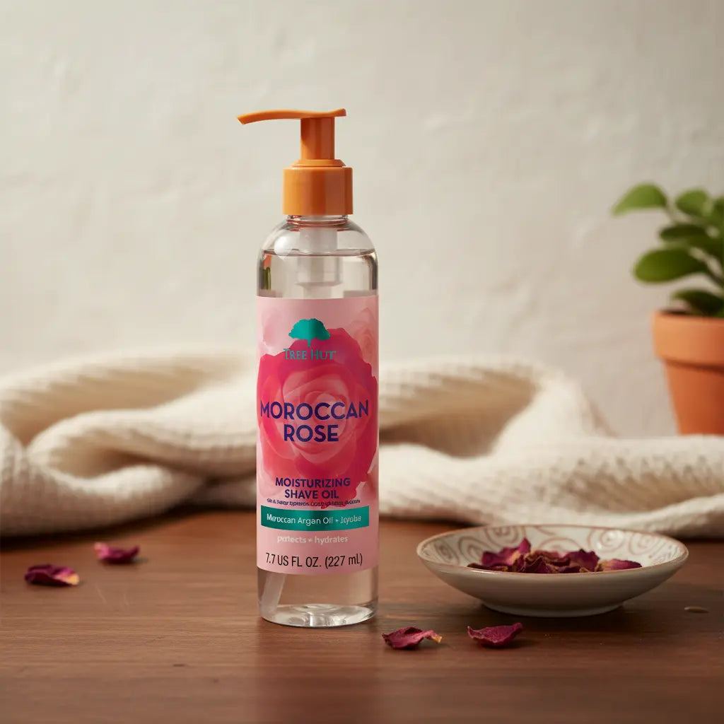 Tree Hut Moroccan Rose Moisturizing Shave Oil Óleo para Depilação - Tree Hut - Universo do Perfume