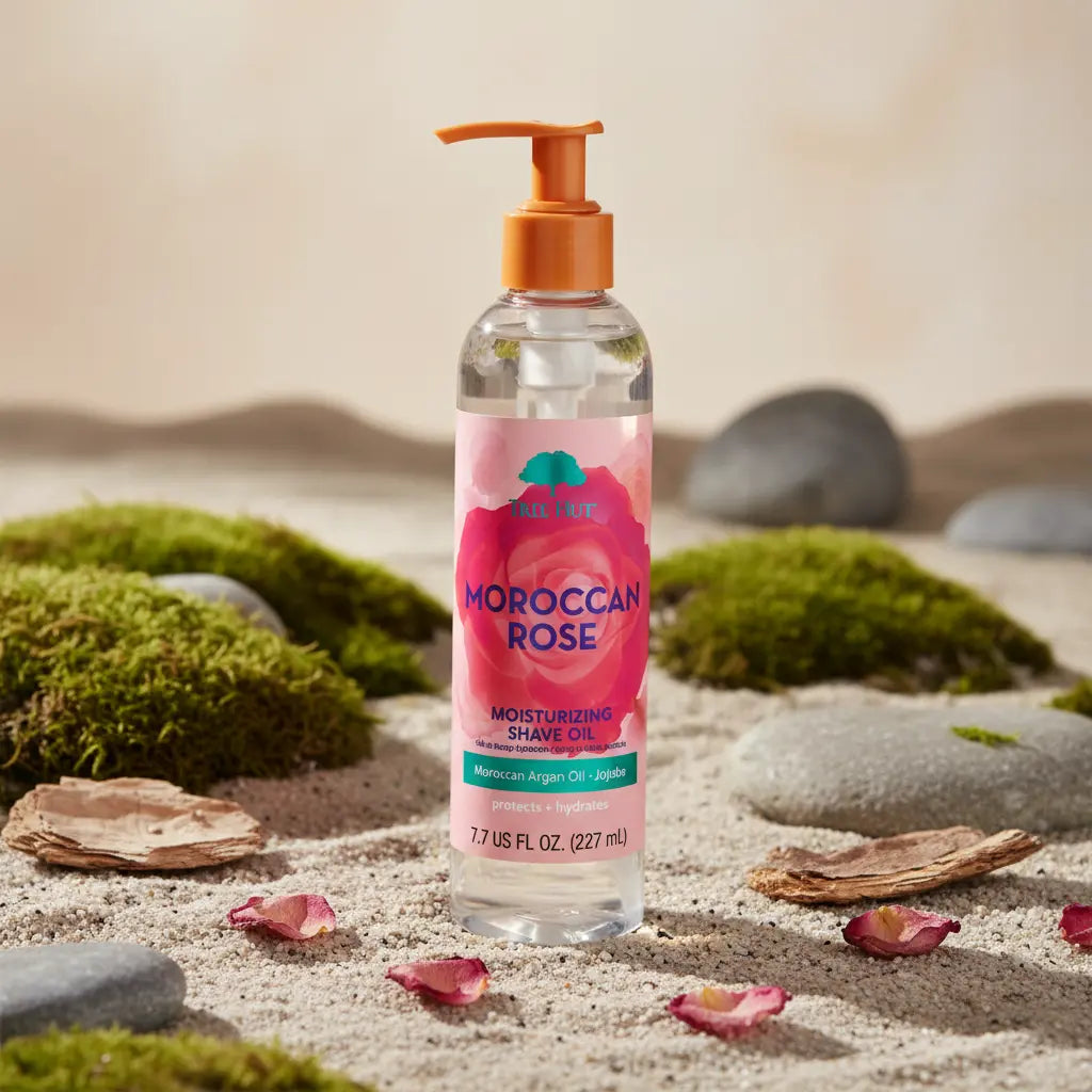 Tree Hut Moroccan Rose Moisturizing Shave Oil Óleo para Depilação - Tree Hut - Universo do Perfume