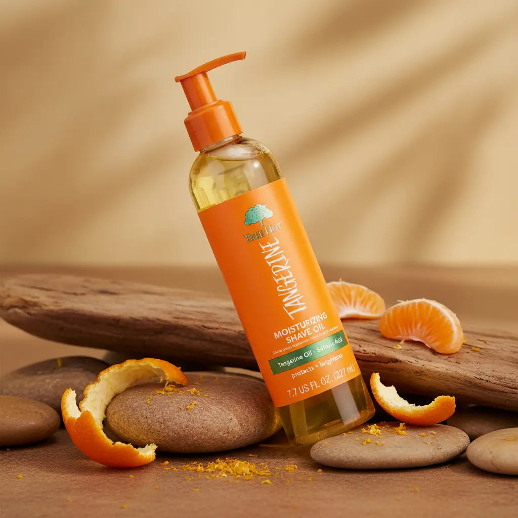 Tree Hut Tangerine Bare Moisturizing Shave Oil Óleo para Depilação - Tree Hut - Universo do Perfume