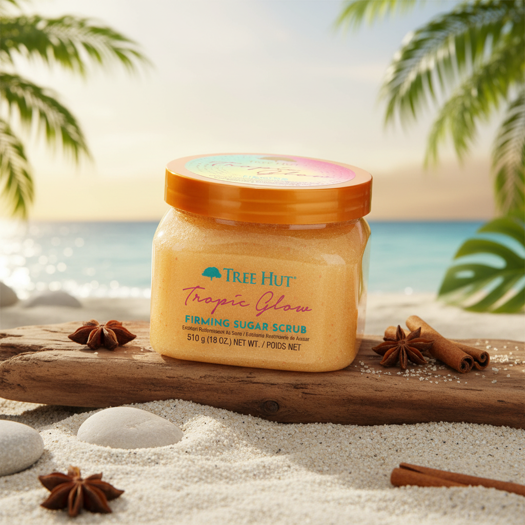 Tree Hut Tropic Glow Firming Sugar Scrub Esfoliante Corporal - Tree Hut - Universo do Perfume