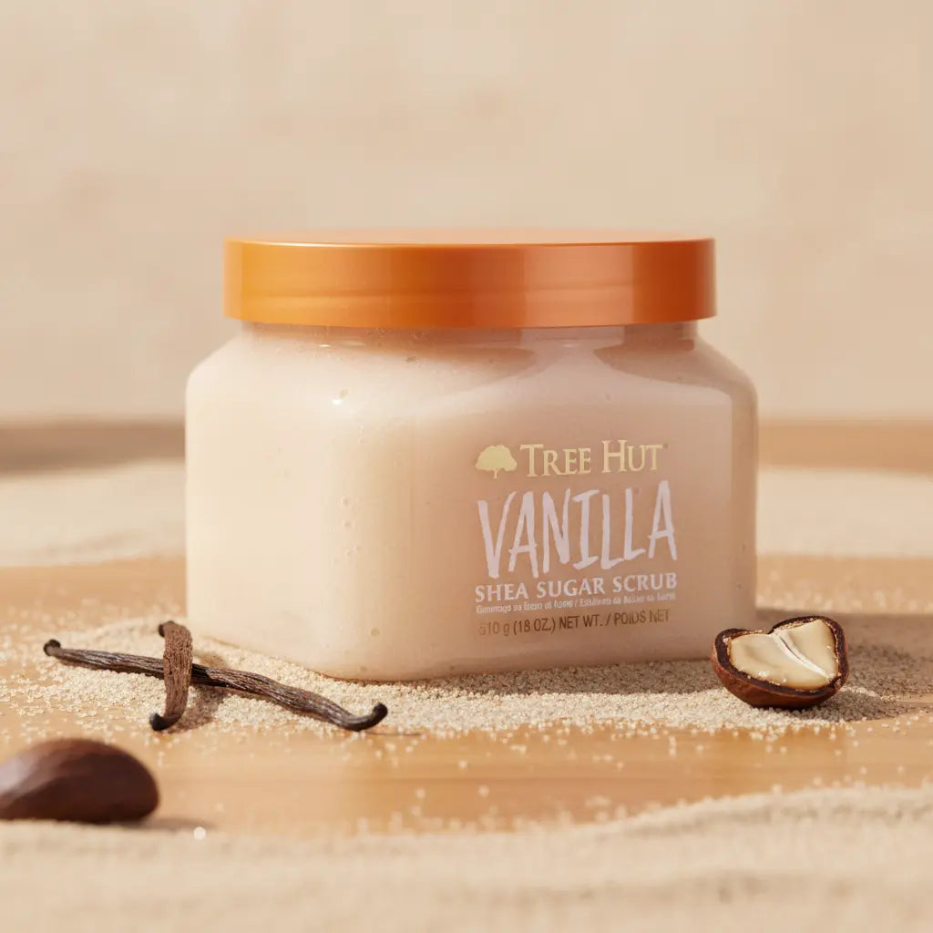 Tree Hut Vanilla Shea Sugar Scrub Esfoliante Corporal - Tree Hut - Universo do Perfume