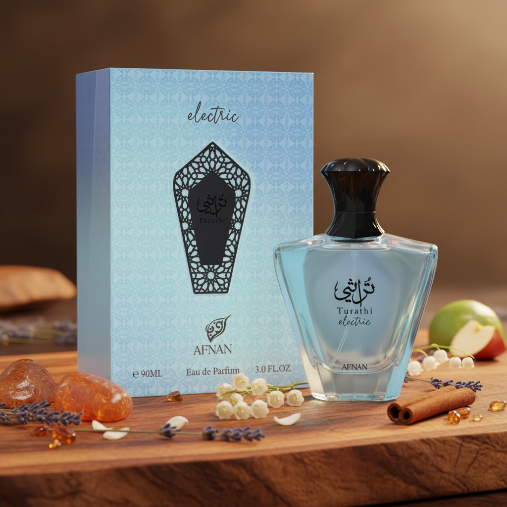 Turathi Electric Eau de Parfum Unissex - Afnan - Universo do Perfume