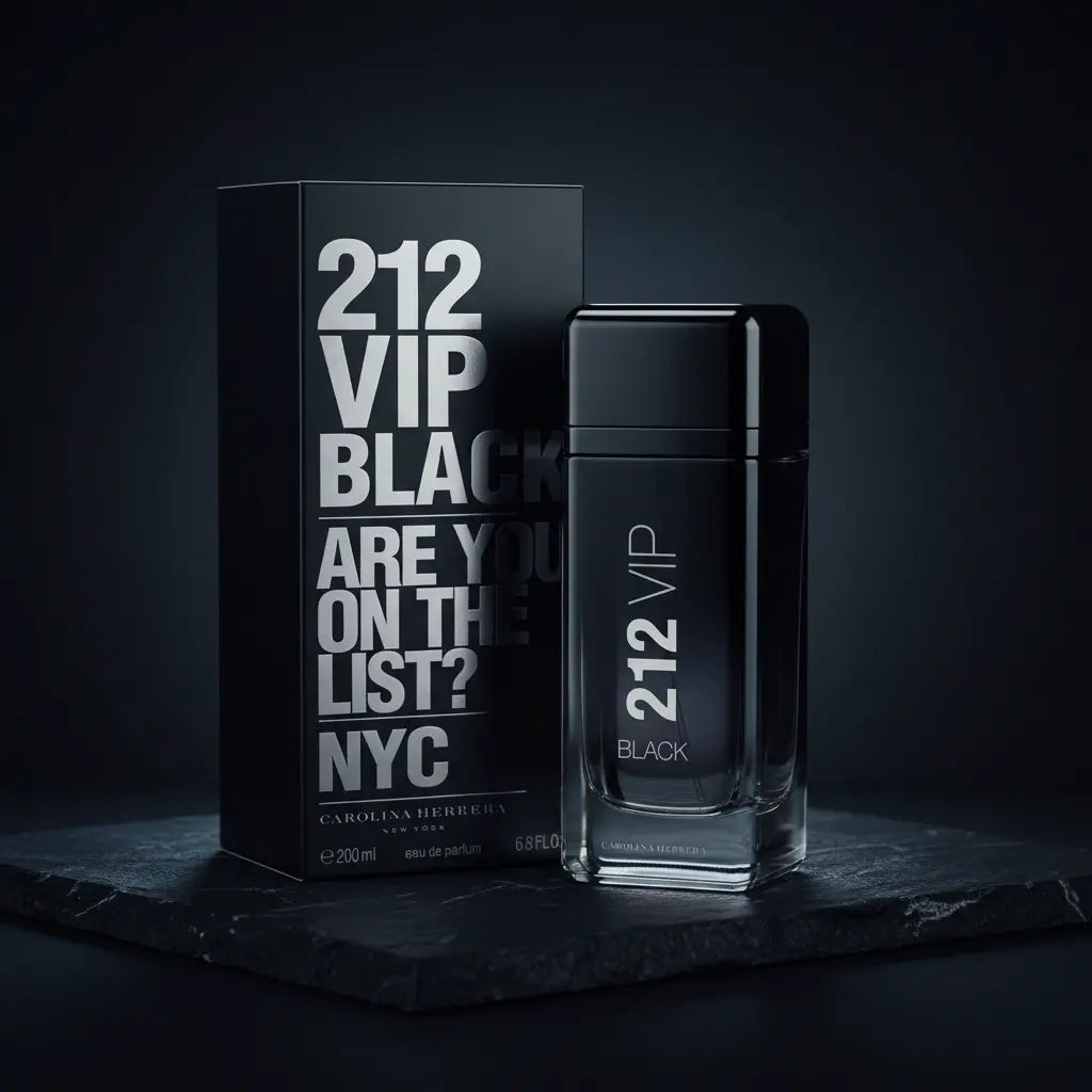 212 Vip Black Eau de Parfum Masculino - Carolina Herrera - Universo do Perfume