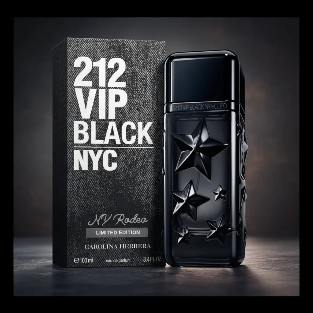 212 VIP Black Rodeo Limited Edition Eau de Parfum Masculino - Carolina Herrera - Universo do Perfume