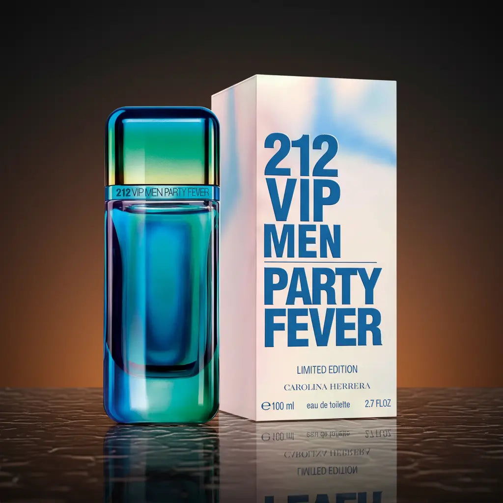212 VIP Men Party Fever Limited Edition Eau de Toilette Masculino - Carolina Herrera - Universo do Perfume