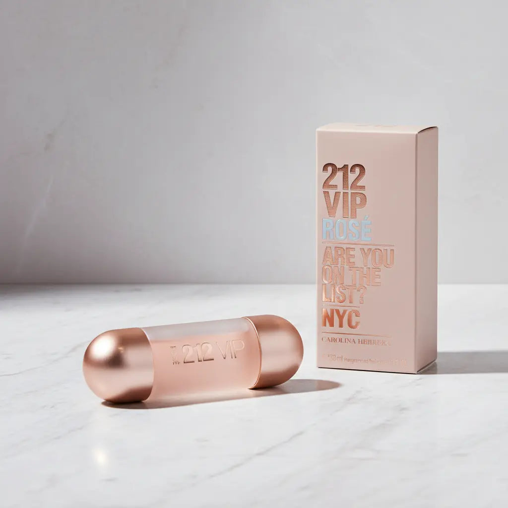 212 Vip Rosé Hair Mist Bruma Capilar Feminino - Carolina Herrera - Universo do Perfume