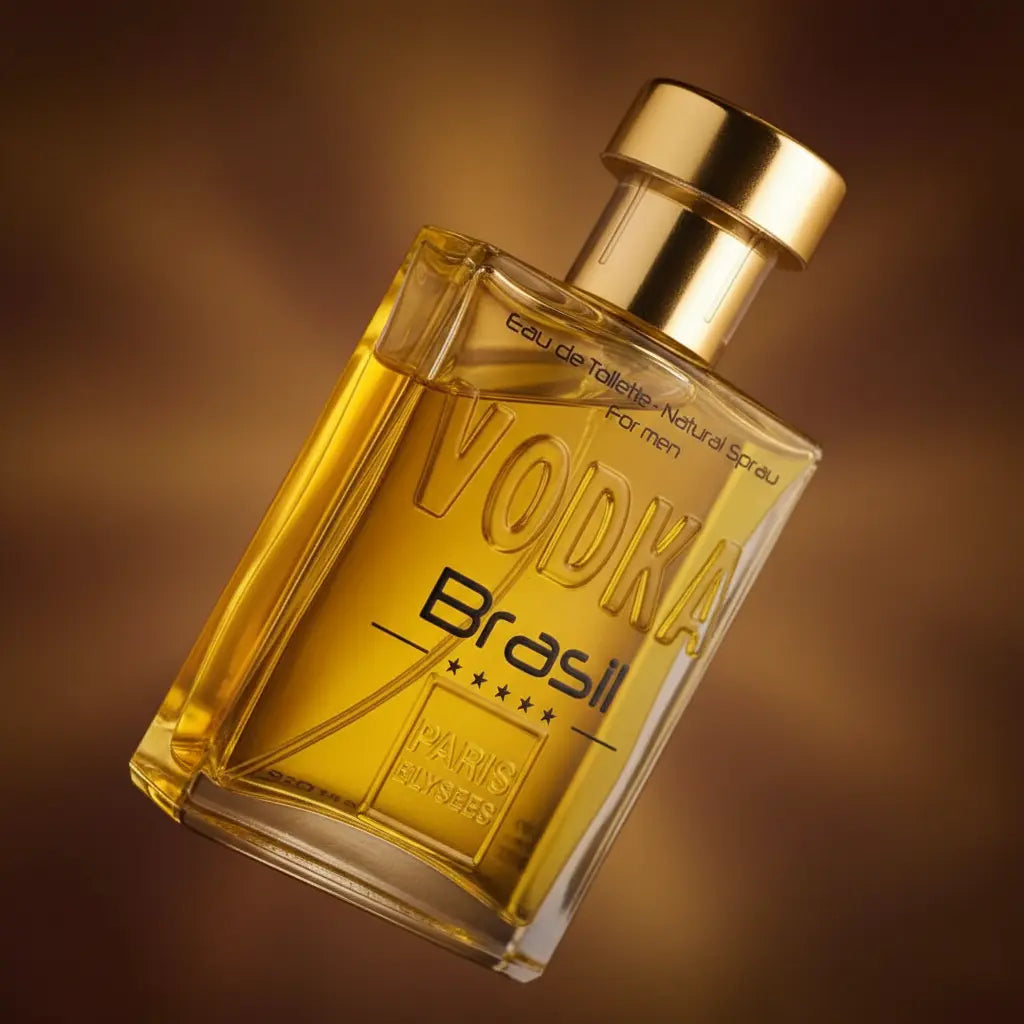 Vodka Brasil Amarelo For Men Eau de Toilette Masculino - Paris Elysees - Universo do Perfume