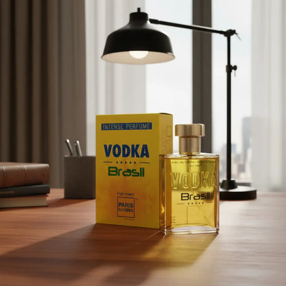 Vodka Brasil Amarelo For Men Eau de Toilette Masculino - Paris Elysees - Universo do Perfume