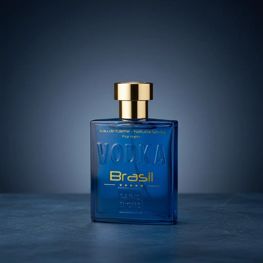 Vodka Brasil Azul Eau de Toilette Masculino - Paris Elysees - Universo do Perfume
