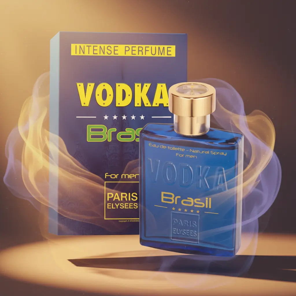 Vodka Brasil Azul Eau de Toilette Masculino - Paris Elysees - Universo do Perfume