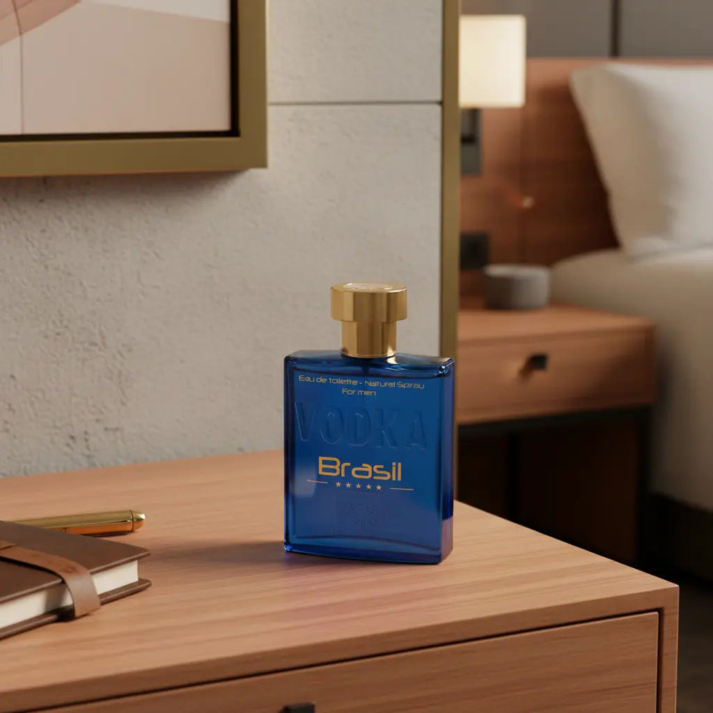 Vodka Brasil Azul Eau de Toilette Masculino - Paris Elysees - Universo do Perfume