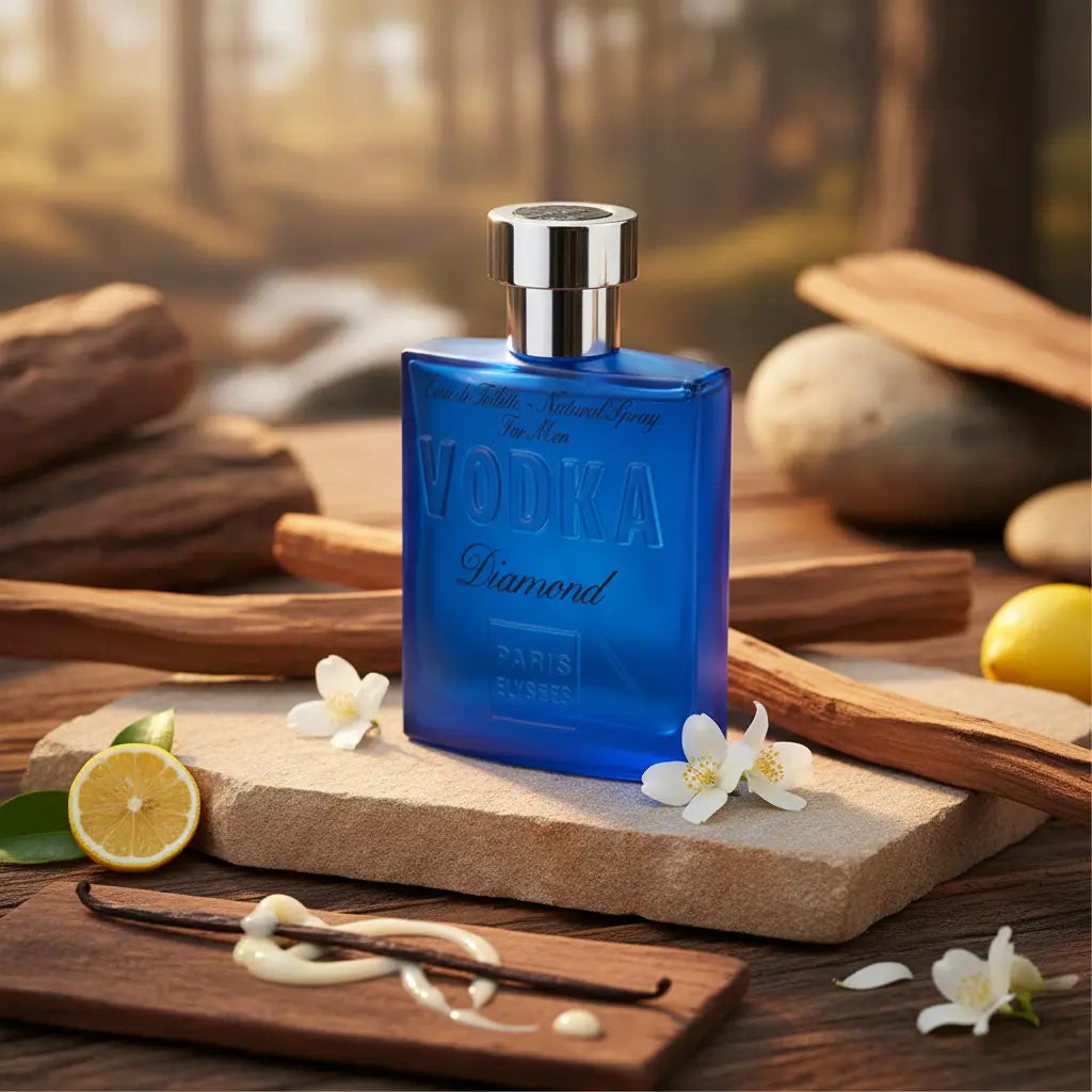 Vodka Diamond For Men Eau de Toilette Masculino - Paris Elysees - Universo do Perfume