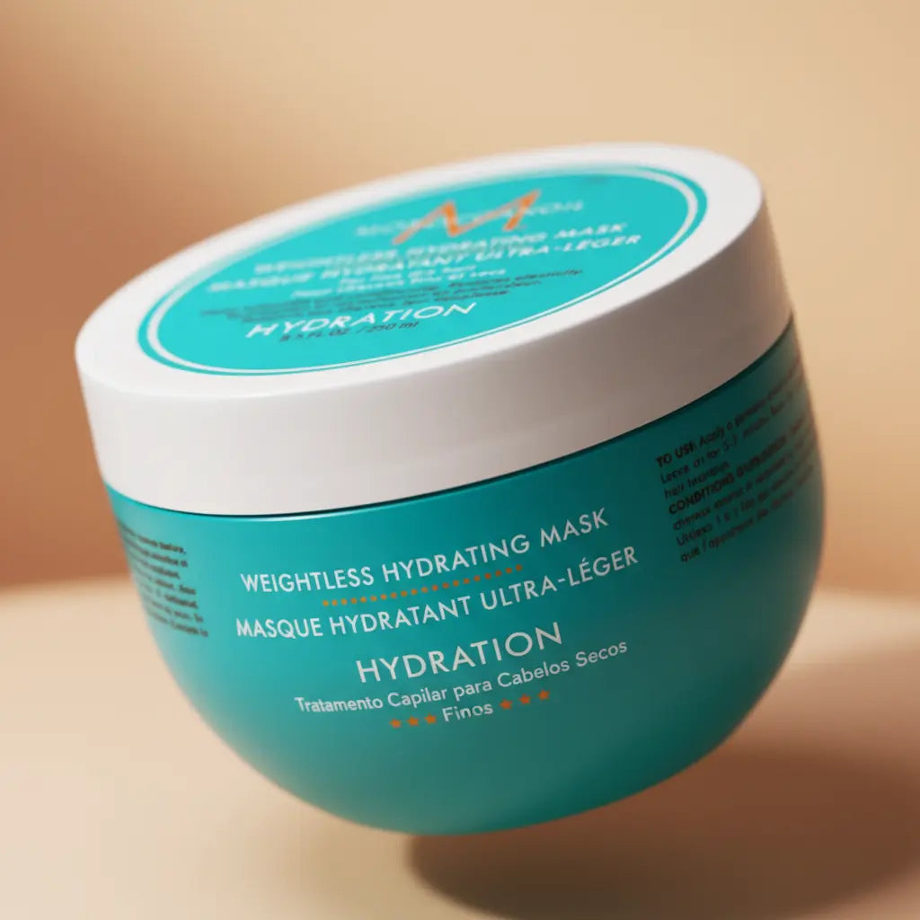 Weightless Hydrating Mask Tratamento Capilar para Cabelos Finos e Secos - Moroccanoil - Universo do Perfume