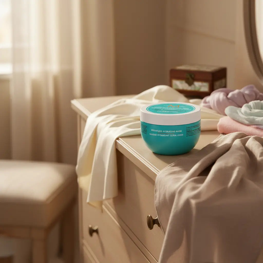 Weightless Hydrating Mask Tratamento Capilar para Cabelos Finos e Secos - Moroccanoil - Universo do Perfume