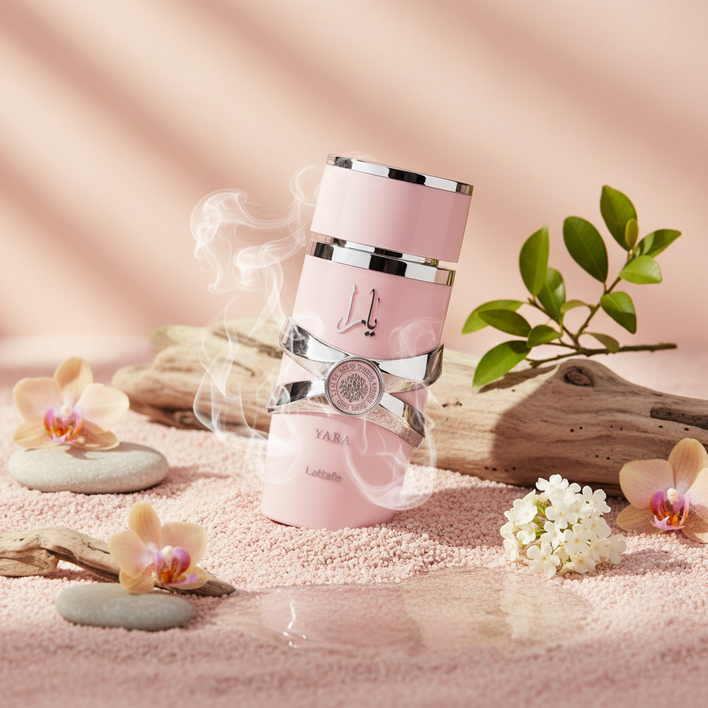 Perfume Yara Eau de Parfum Feminino - Lattafa em composição olfativa inspirada na fragrância